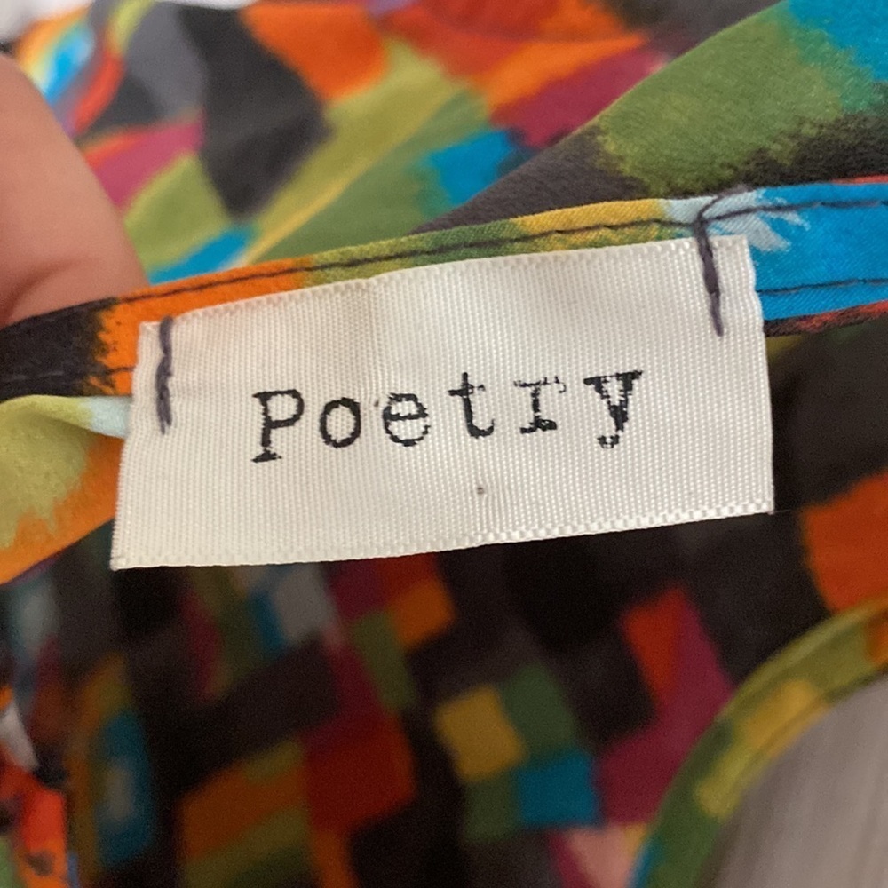 Poetry, Multi-Color, Sleeveless Crop, Size M, Lightweight - Picture 5 of 5